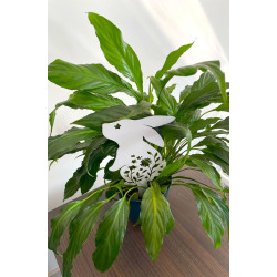 Metalowy zając do doniczki i ogrodu wbijany